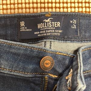 Hollister women’s High-Rise Super Skinny Jeans - Blue